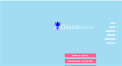 Desktop Screenshot of genesisobgyn.net